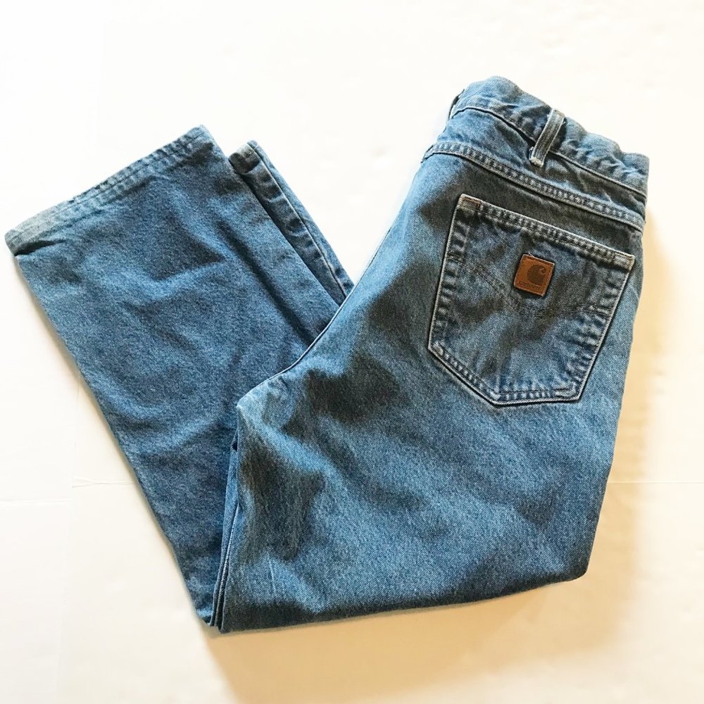 CARHARTT Straight Leg Blue Jeans Mens 39